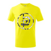 Krav maga maskáčový nápis - Tričko detské bavlnené - 134 cm/8 rokov ( Citrónová )