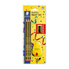 STAEDTLER Noris 120 ceruzka grafitová HB 3 ks + guma a strúhadlo