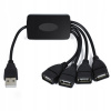 Rozbočovač USB HUB pre 4 porty USB 2.0, rozdeľovač