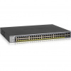 NETGEAR GS752TP-300EUS sieťový prepínač Riadený L2/L3/L4 Gigabit Ethernet (10/100/1000) Podpora napájania cez Ethernet (PoE) 1U Čierna (GS752TP-300EUS)