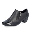 Dámske poltopánky RIEKER 41757-00 čierna W5 40