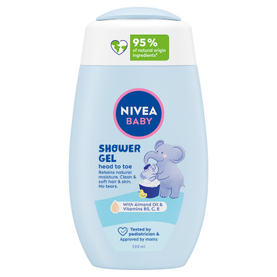 NIVEA NIVEA Baby Gél sprchovací pre celé telo a vlásky 200 ml