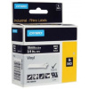 páska DYMO 1805436 PROFI D1 RHINO White On Black Vinyl Tape (19mm) (1805436)