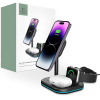 Tech-Protect QI15W-A27 3IN1 MAGNETIC MAGSAFE WIRELESS CHARGER čierna