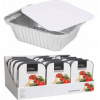 Kinekus Miska / podnos hranatá grilovacia/na pečenie s vekom ALU 12x14,5x5 cm, sada 10 ks