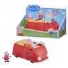 Peppa Pig rodinné auto + 2 figúrky