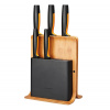 Bambusový blok s piatimi nožmi FISKARS Functional Form