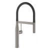 Grohe Essence - Drezová batéria s flexibilným ramenom s prepínačom, kefovaný Hard Graphite 30294AL0