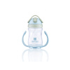 KikkaBoo Hrnček so silikónovou slamkou 300ml 12m+ Blue