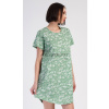 Dámska nočná košeľa s krátkym rukávom Hawaii - zelená L (VIENETTA SECRET)