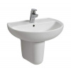 Geberit Malé umývadlo Koło Rekord: 50x16.5x41cm, Biela, Otvor pre batériu=V strede, Prepad=Viditeľné, Úložná plocha=Bez K91150000