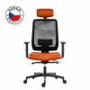 Powerton Kancelárske ergonomické kreslo Lucie, Oranžové
