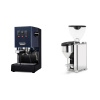 Gaggia New Classic EVO BC, blue + Rocket Espresso GIANNINO, chrome/black