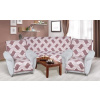 Bellatex přehoz 3+1+1 Karmela 3471/276 vlnka burgundy 150 x 200 cm 65 x 150 cm