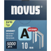 Spony z jemného drôtu A typ 53 10mm 5000 ks Novus Tools 042-0763 Rozmery (d x š) 10 mm x 11.3 mm; 042-0763