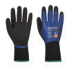 PORTWEST THERMO PRO AP01 / Zateplené latexové rukavice - modrá / čierna S