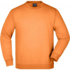 James & Nicholson | JN 40K, Detská mikina z ťažkej bavlny, oranžová, XS
