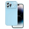 TopQ Mäkké silikónové puzdro na šošovky pre Iphone 11 svetlo modré