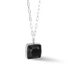 COEUR DE LION dámsky náhrdelník Amulet Square Onyx 1201101317
