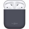 FIXED Silky ultratenké silikónové púzdro Apple Airpods modré