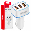 Amio 03889 Nabíječka do auta 3x USB-A 30W 12/24V -