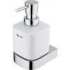 Nimco NIKAU Dávkovač mydla keramický s držiakom, 250 ml, biela/chróm NK 30031K-T-26 NK