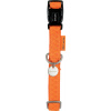 Obojok pre psa MAC LEATHER oranžový 25mm/45-68cm Zolux