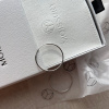Moissury Silver hoop
