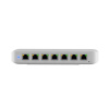 Ubiquiti A compact, Layer 2, 8-port GbE PoE switch with vers