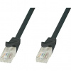 Techly ICOC CCA5U-030-BKT sieťový kábel Čierna 3 m Cat5e U/UTP (UTP) (308022)