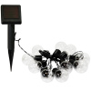 LED girlanda solárna KULKI transparent 10 LED diód