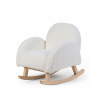 Childhome Kreslo hojdacie Teddy Off White