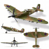 Vojenské lietadlo Spitfire WWII stíhačka model 682el (682PCS)