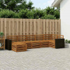 Rohová sofa sada 7 pcs Přírodní 3384630