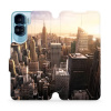 Flipové pouzdro Mobiwear - Honor 90 Lite 5G - M138P New York (Knížkové flip pouzdro, obal, kryt na mobil Honor 90 Lite 5G - M138P New York, materiál Umělá kůže + TPU - ochrana 360°, stojánek, silikono