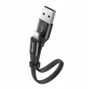 Baseus CALMBJ-B01 USB / Lightning, 2A, 23cm, černý