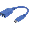 Manhattan USB 2.0, USB 3.0 adaptér [1x USB 3.2 gen. 1 zásuvka A - 1x USB-C® zástrčka] 353540 jednoduché tienenie, fóliové tienenie; 353540