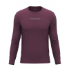 Tričko Hannah Bine L/S Red mahogany (stripe) XL