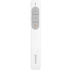 Prezentér A4tech 2.4G bezdrôtový laserový prezentér & ukazovátko, biely (LP15W)