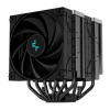 DEEPCOOL chladič AK620 Zero Dark / 2x120mm fan / 6x heatpipes / pro Intel i AMD/ komplet černý (R-AK620-BKNNMT-G-1)