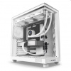 NZXT skříň H6 Flow dvoukomorová / MidT / 3x120mm fan / 2xUSB 3.2 / USB-C / prosklená bočnice i čelo / bílá CC-H61FW-01