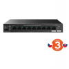 Tenda TEG1110PF-8-120W PoE AT switch 8xPoE 802.3af/at + Uplink RJ45 + SFP port, 110W, PoE+, fanless (75012025)