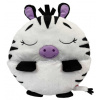 Happy Nappers 2v1 veľký spací vak a vankúš Zebra black pink