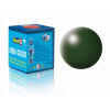 Akrylová farba Revell Dark Green 18 ml s hodvábnym efektom