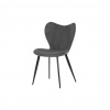 AUTRONIC Jedálenská stolička, sivá, látka, DCL-1031 GREY2