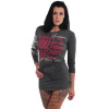 Yakuza dámske šaty DRAGON T-SHIRT KLEID GKB 20120 anthracit meliert Farba: šedá, Veľkosti dámske: XS