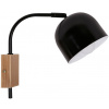 Candellux Rupi nástenná lampa 1x40 W čierna 21-76687