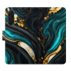 Flip pouzdro iSaprio - Samsung Galaxy A17 / A17 5G - Dark Paint s kapsičkami na karty (Flipové knížkové pouzdro, obal, kryt iSaprio s přihrádkami na karty a motivem)