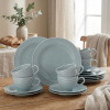 SELTMANN WEIDEN BEAT COLOR GLAZE 18 diel. - porcelánová kávová súprava pre 6 osôb, arktická modrá
