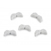 Ozdobný diel anjelské krídla lakované 6x12 mm Off White 5ks